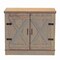 Baxton Studio Wayne Modern Contemporary Farmhouse Oak Brown Finished Wood 2-Door Shoe Storage Cabinet 174-11060-Zoro - alternate 8
